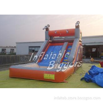 Safe Pirate Ship Inflatable Water Slide Playground For Comm